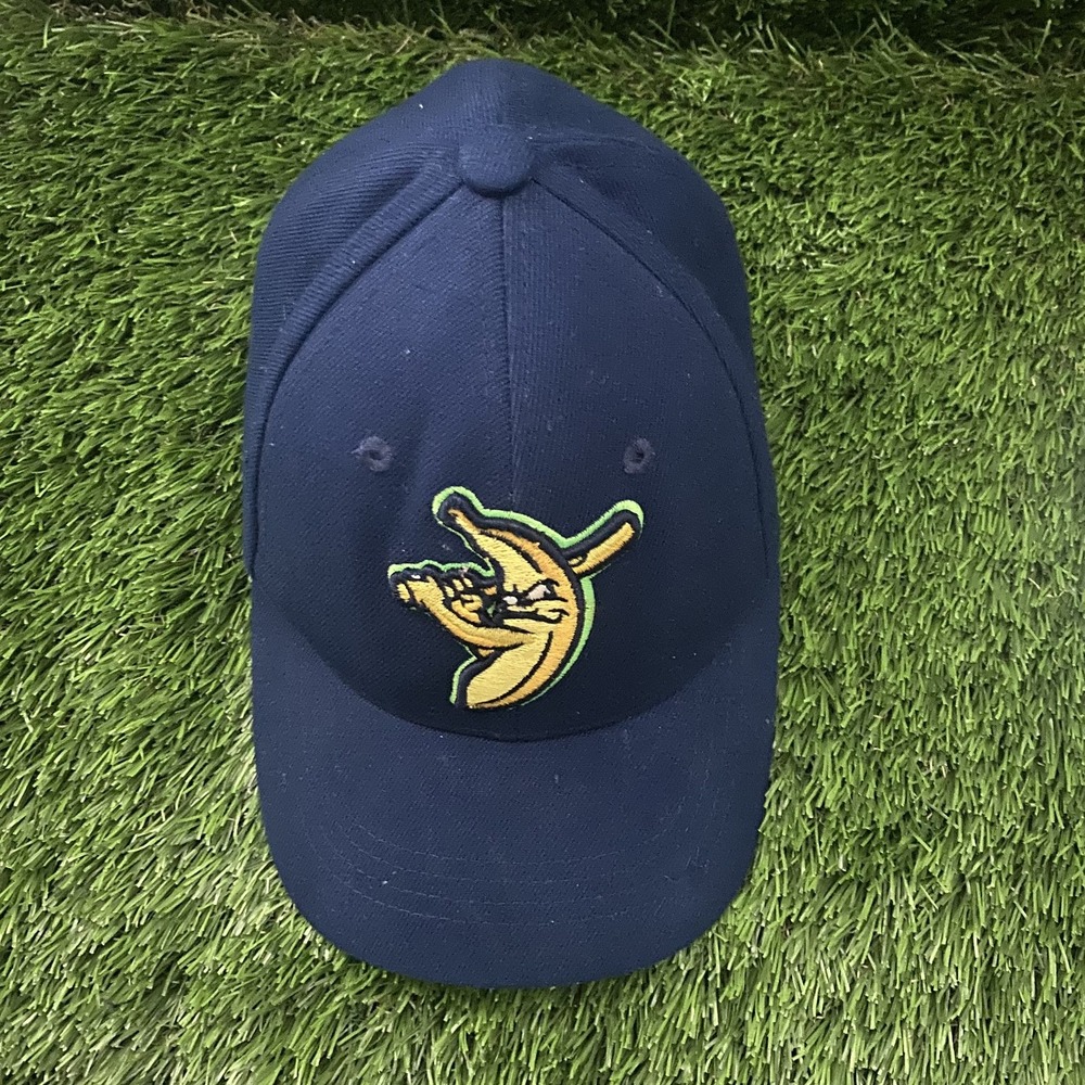 Zephyr Savannah Bananas Fitted BOYS/KIDS GIRL Baseball Hat Navy Size XS MiLB Cap